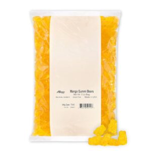 Albanese Mango Gummi Bears 5lb Bag Bulk